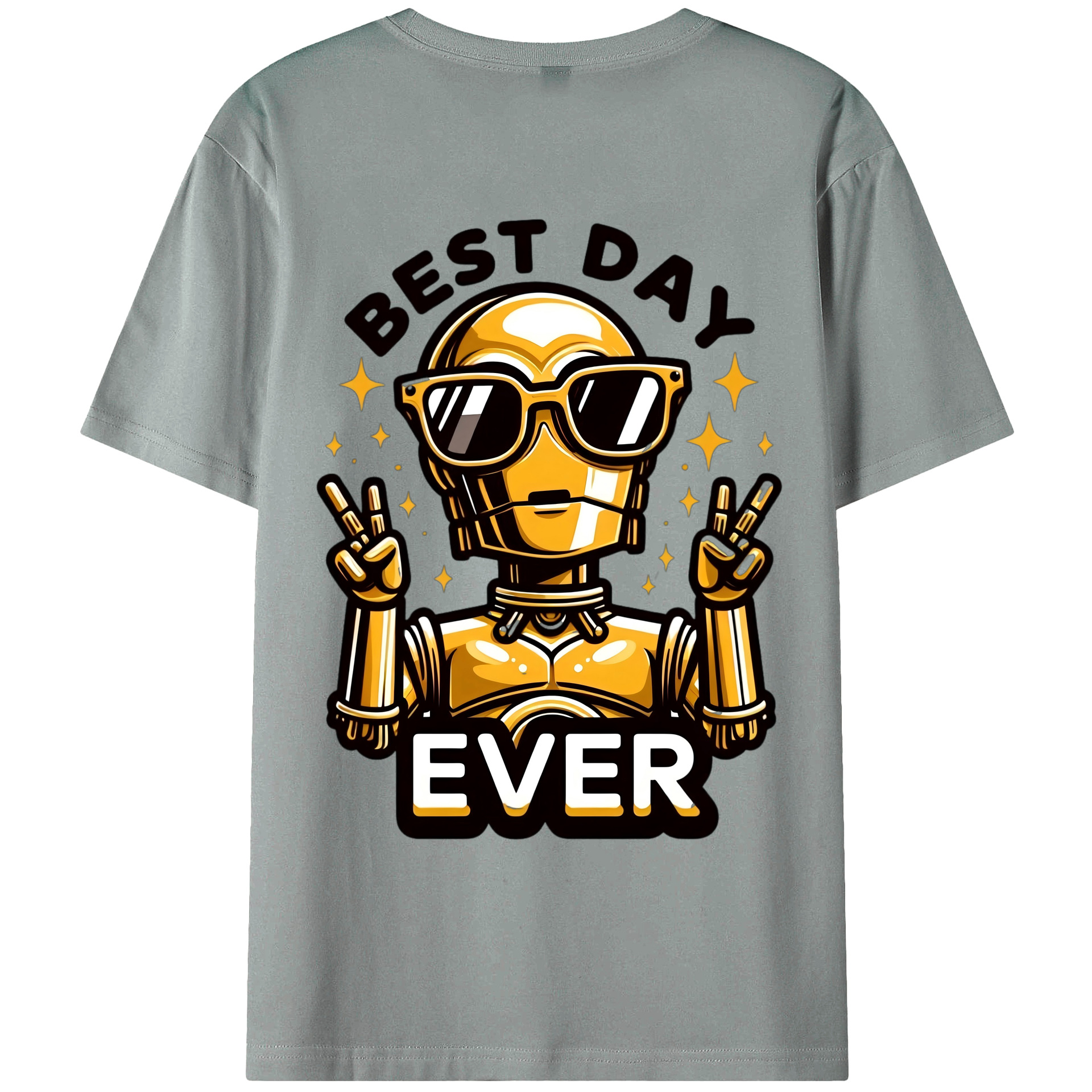 （画像用） スター・ウォーズ Star Wars 綿100％ メンズ半袖Tシャツ（バックプリント） 通気性